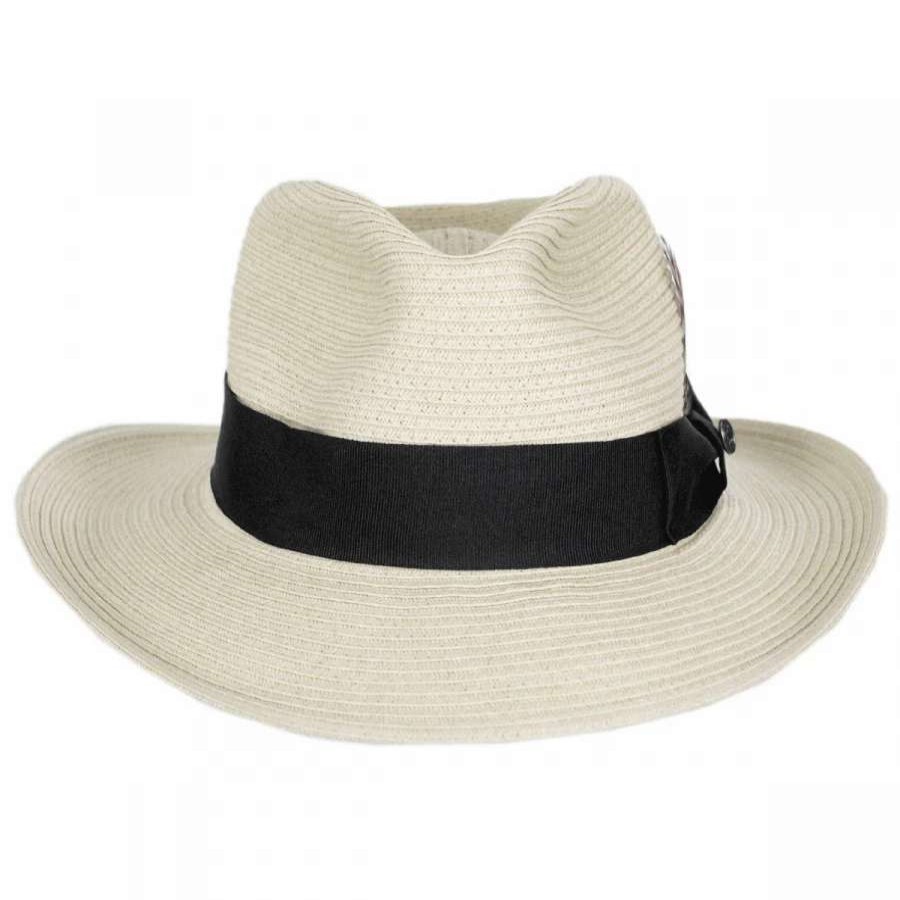 Men'S Hats * | Summer C-Crown Toyo Straw Fedora Hat