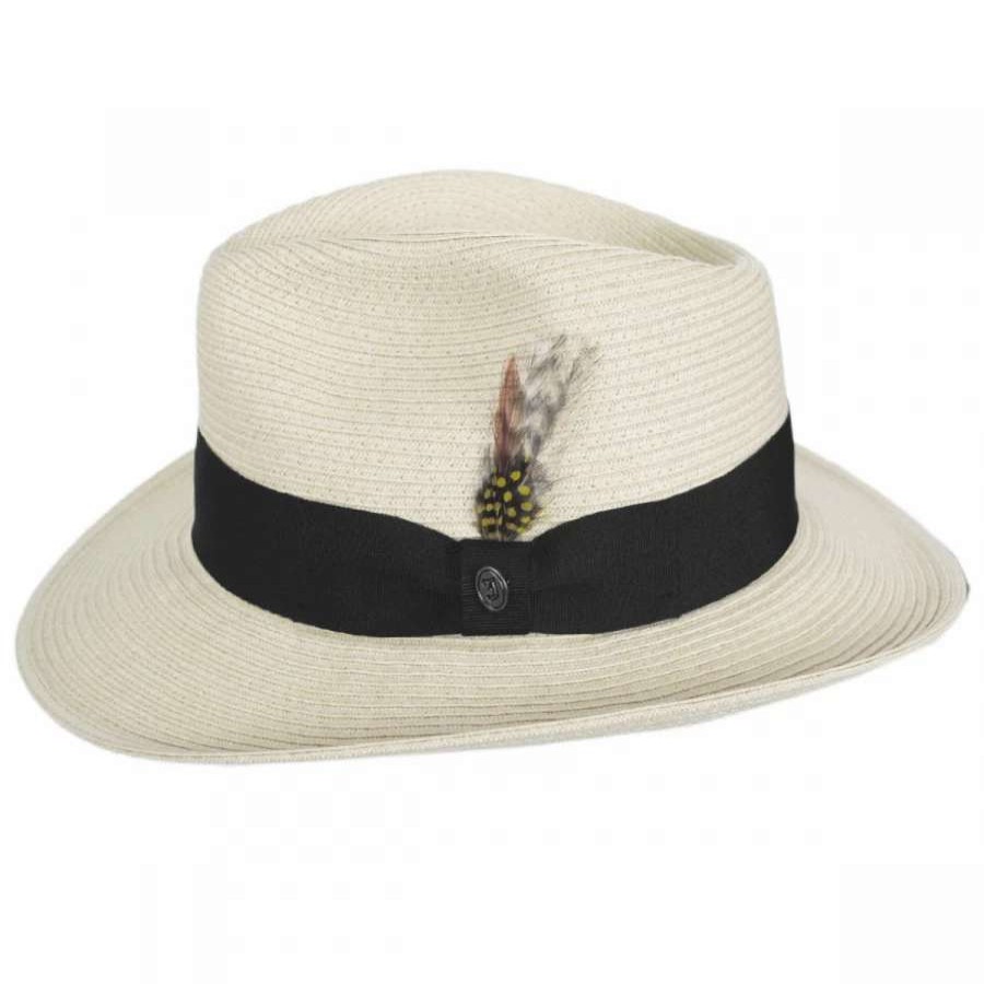 Men'S Hats * | Summer C-Crown Toyo Straw Fedora Hat