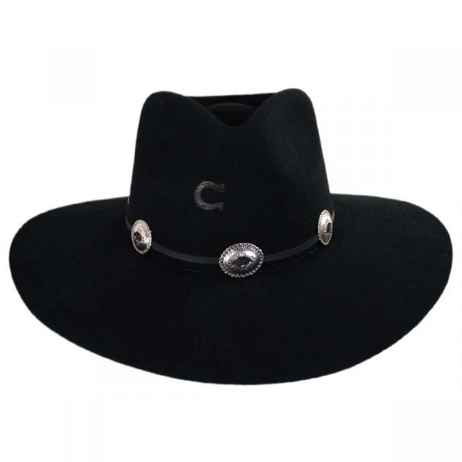 Cowboy & Western Hats * | Charlie 1 Horse Traveler Wool Felt Crossover Hat