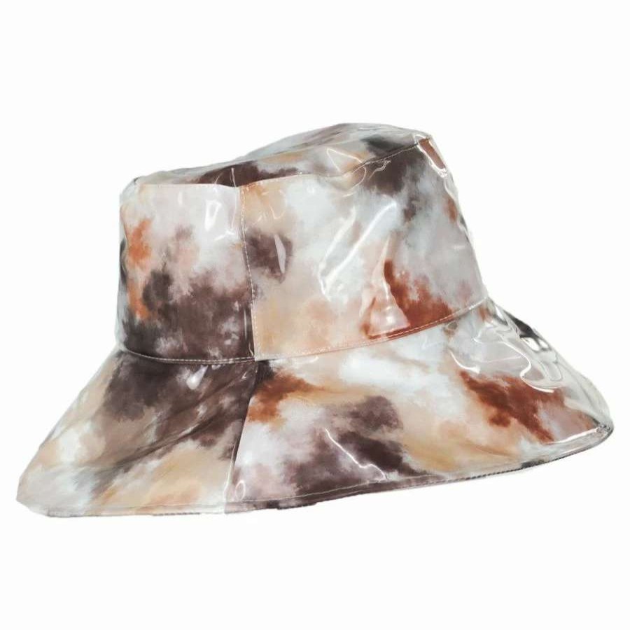 Bucket Hats * | Vibrante Vinyl Rain Bucket Hat