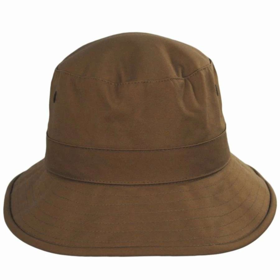 Outdoors * | British Millerain Waxed Cotton Bucket Hat