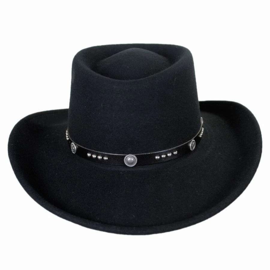 Cowboy & Western Hats * | Renegade Joker Litefelt Wool Gambler Western Hat