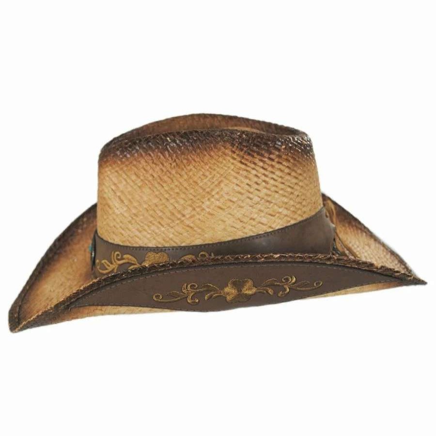 Cowboy & Western Hats * | Wildflower Aged Straw Western Hat