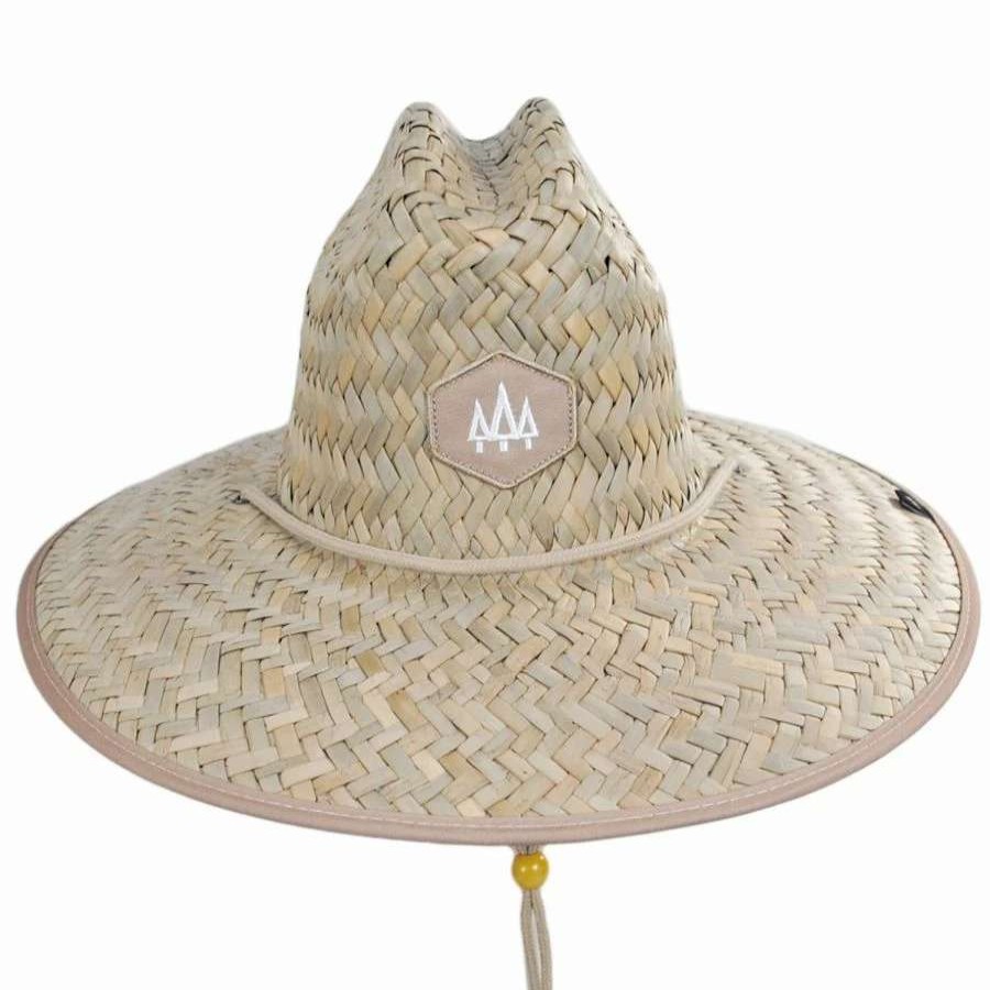 Outdoors * | Mocha Straw Lifeguard Hat