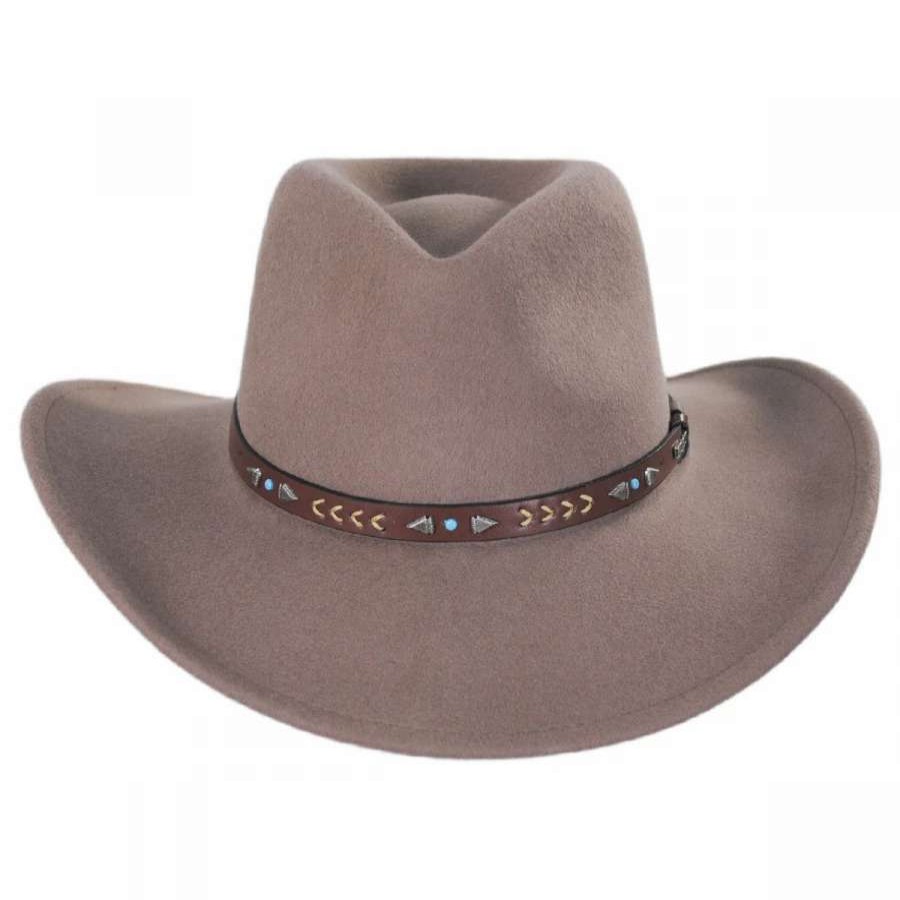 Cowboy & Western Hats * | Broken Arrow Wool Felt Western Hat