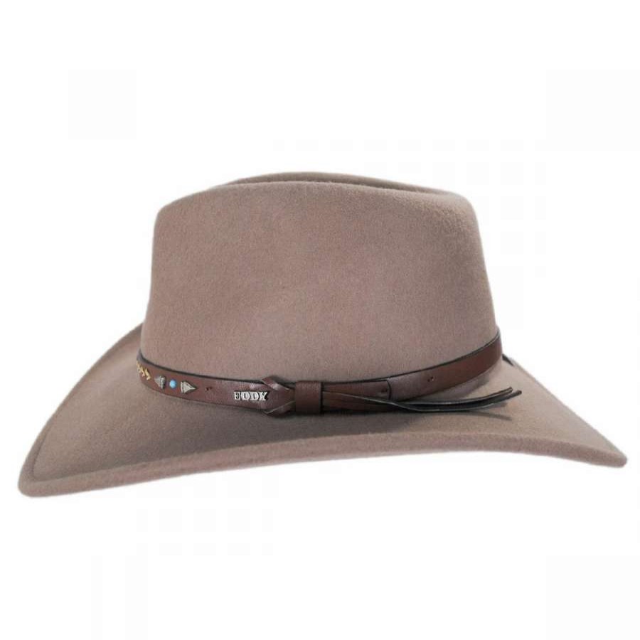 Cowboy & Western Hats * | Broken Arrow Wool Felt Western Hat