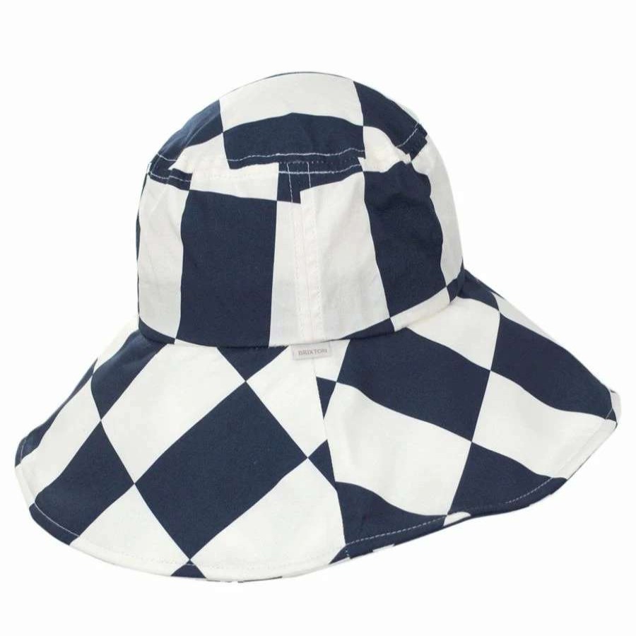 Bucket Hats * | Jasper Cotton Checkerboard Packable Bucket Hat