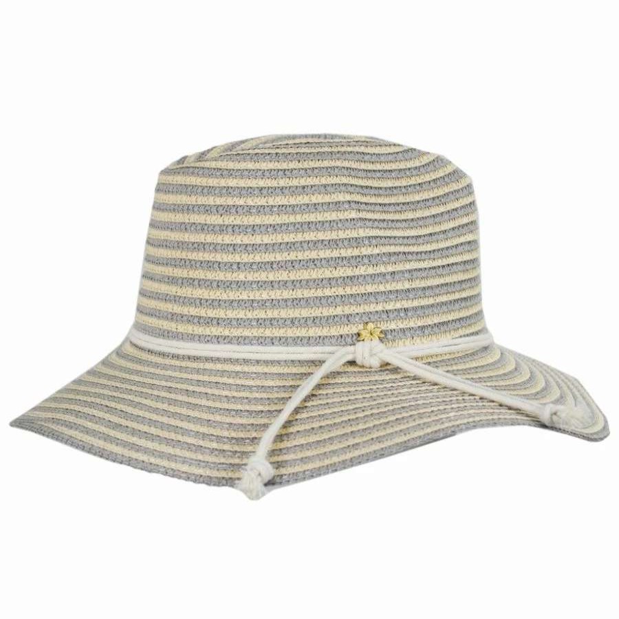 Fedoras * | Ilene Braided Toyo Straw Safari Fedora Hat