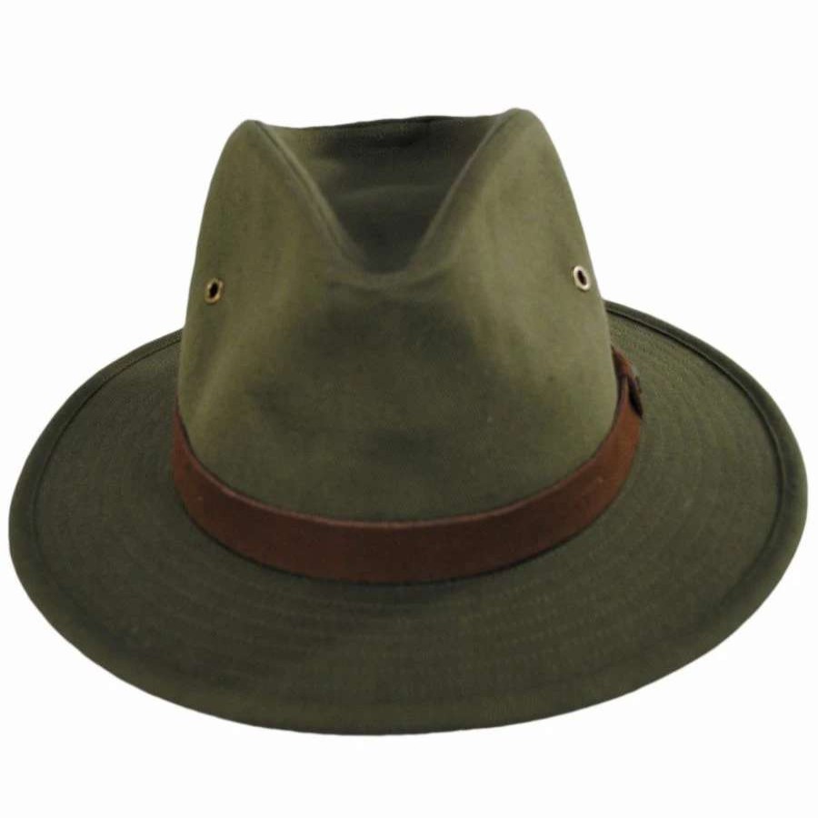 Men'S Hats * | Messer X Adventure Cotton Safari Fedora Hat