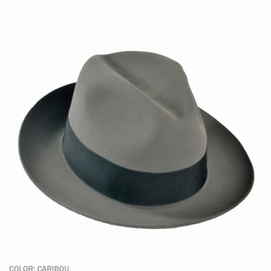 Fedoras * | Stetson Pinnacle Beaver Fur Felt Fedora Hat