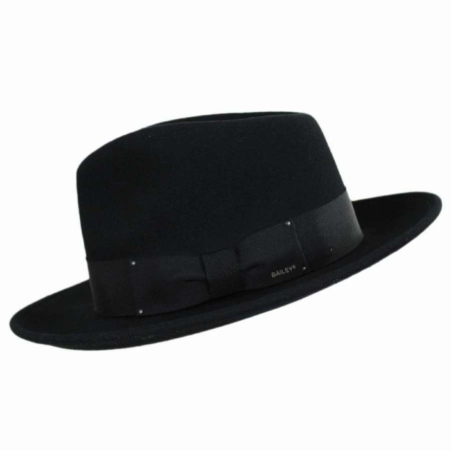 Fedoras * | Packable Wool Litefelt Fedora Hat