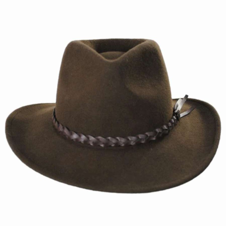 Cowboy & Western Hats * | Cougar Packable Wool Felt Western Hat