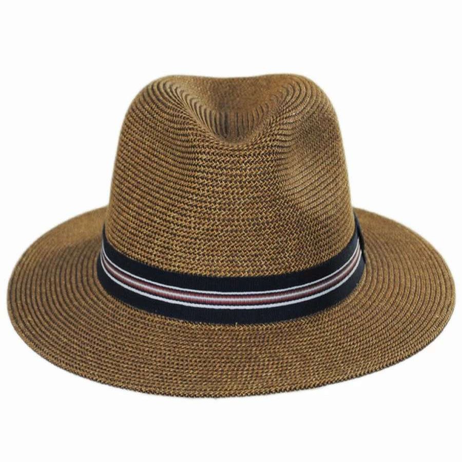 Fedoras * | Hester Toyo Straw Blend Fedora Hat