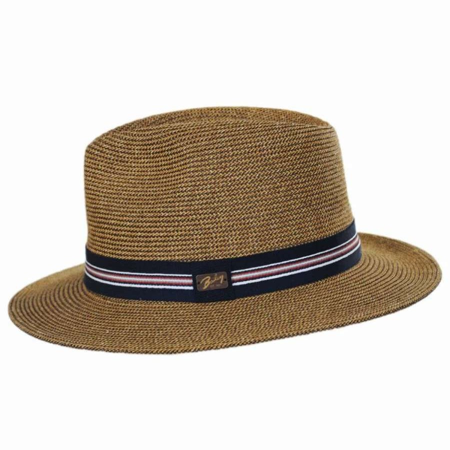 Fedoras * | Hester Toyo Straw Blend Fedora Hat