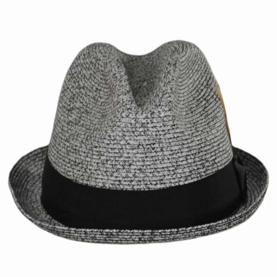 Fedoras * | Soho Poly Braid Stingy Brim Fedora Hat