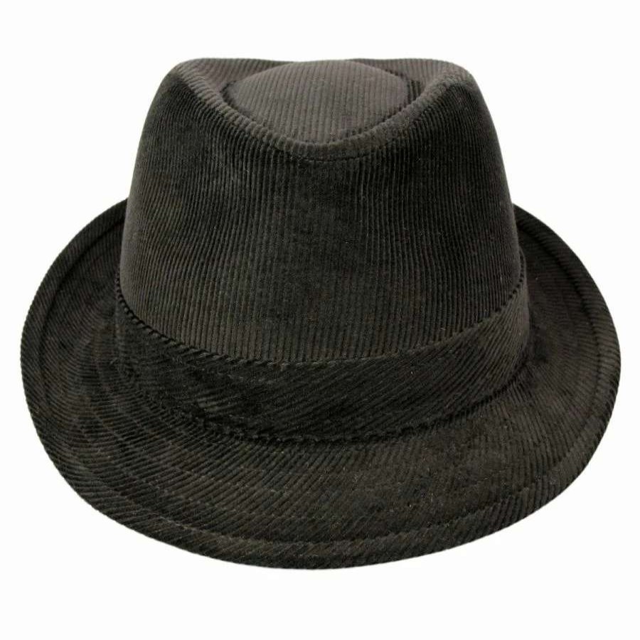 Fedoras * | Corduroy C-Crown Trilby Fedora Hat