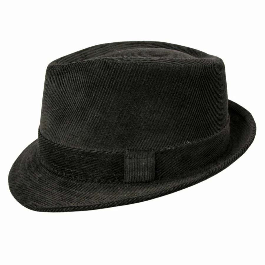 Fedoras * | Corduroy C-Crown Trilby Fedora Hat