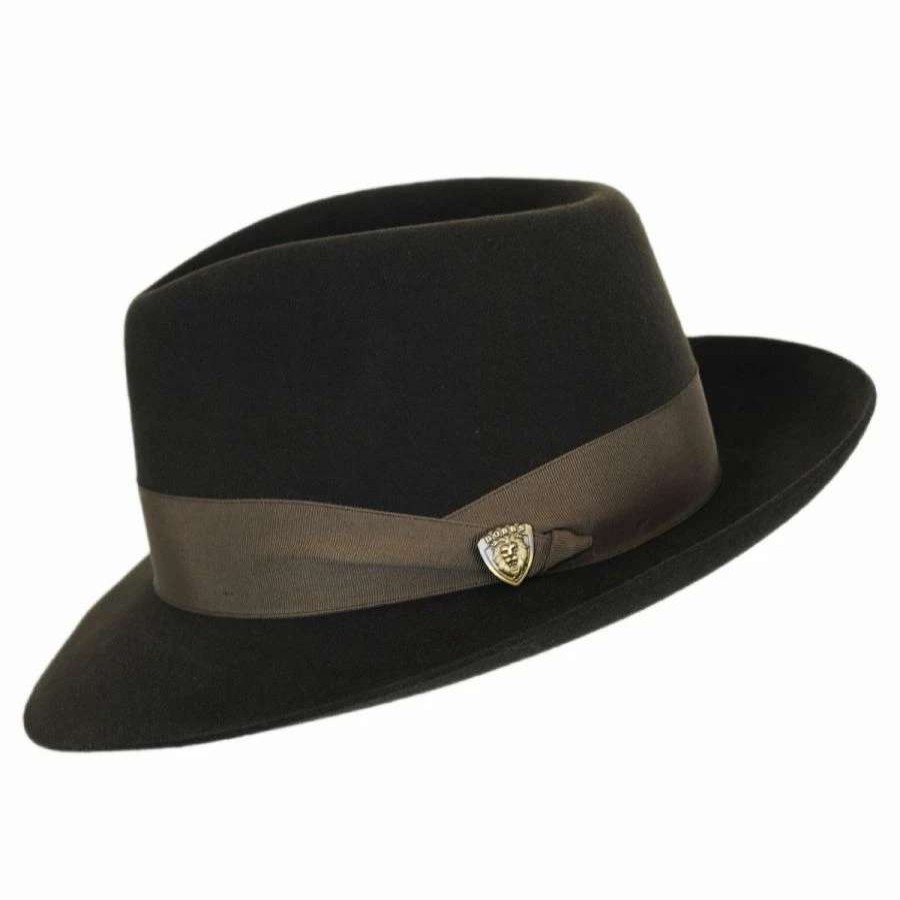 Fedoras * | Prescott Fur And Wool Felt Fedora Hat