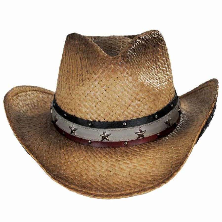 Men'S Hats * | Star Spangled Toyo Straw Western Hat