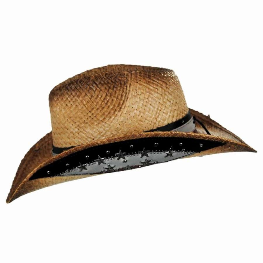 Men'S Hats * | Star Spangled Toyo Straw Western Hat