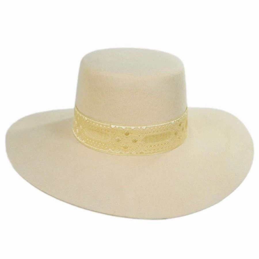 Cowboy & Western Hats * | Sierra Wool Felt Boater Hat