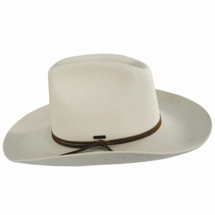 Cowboy & Western Hats * | Sedona Reserve Wool Felt Cowboy Hat Off White