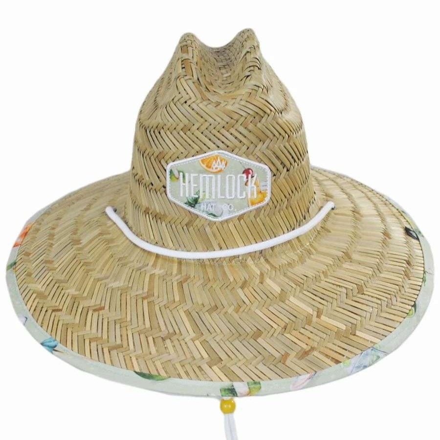 Outdoors * | Vic Rush Straw Lifeguard Hat