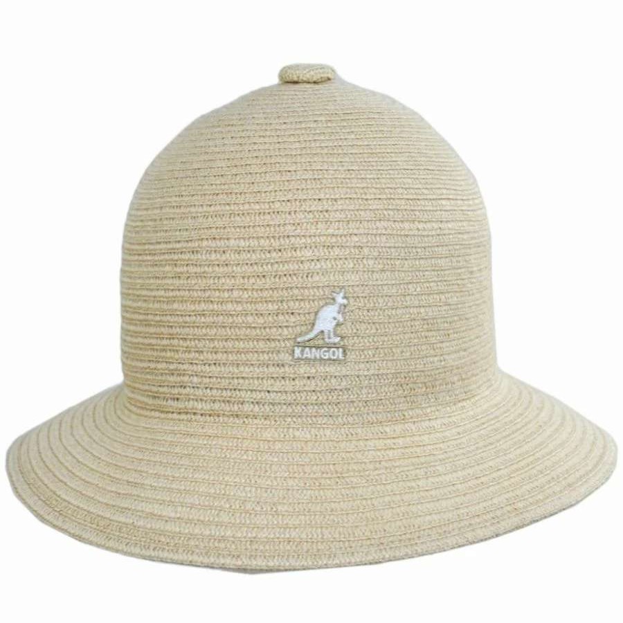 Bucket Hats * | Kangol Linen Blend Braid Casual Bucket Hat