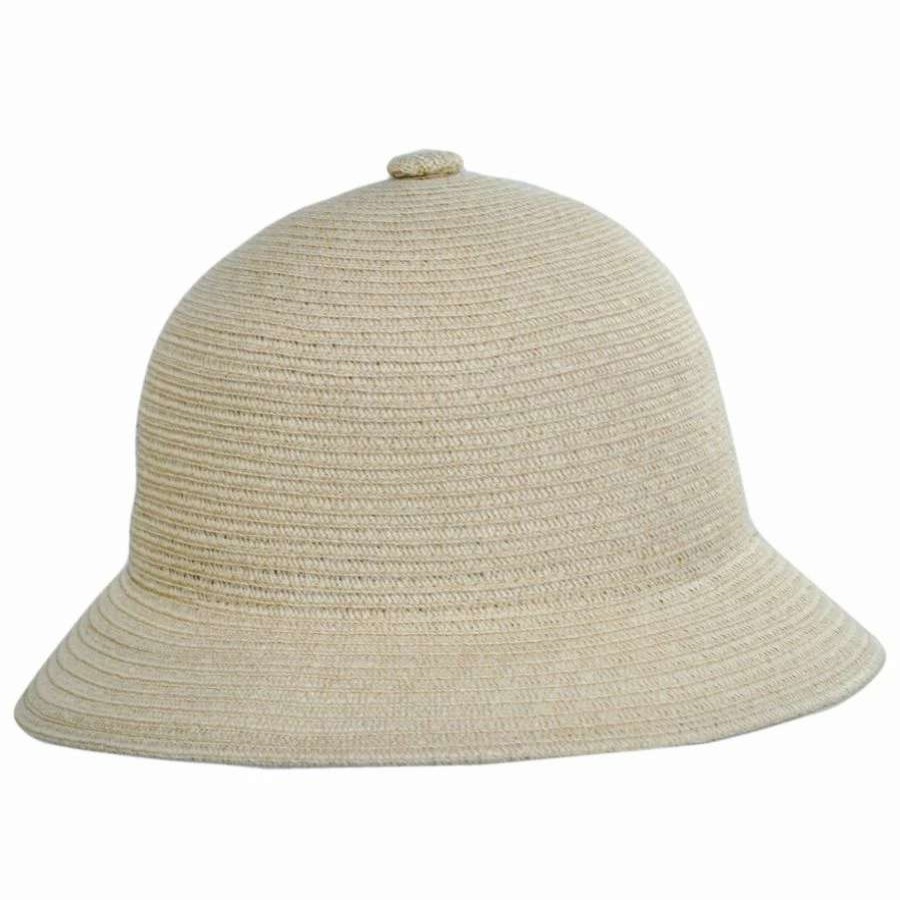 Bucket Hats * | Kangol Linen Blend Braid Casual Bucket Hat