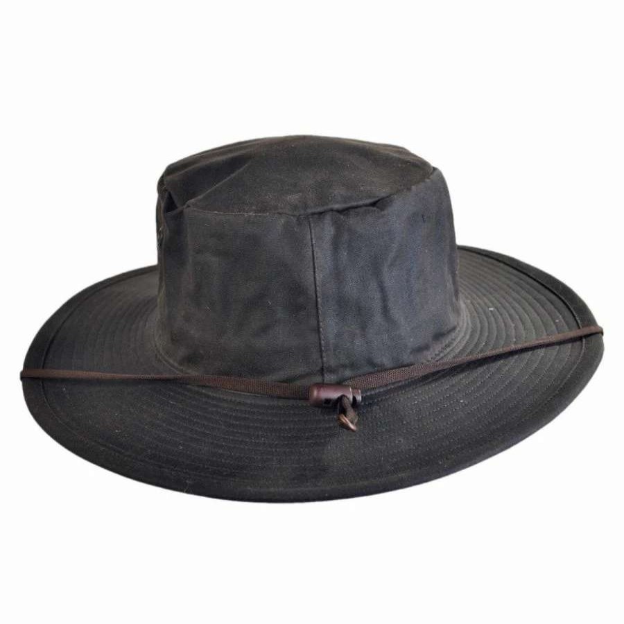 Bucket Hats * | The Squatter Waxed Cotton Booney Hat