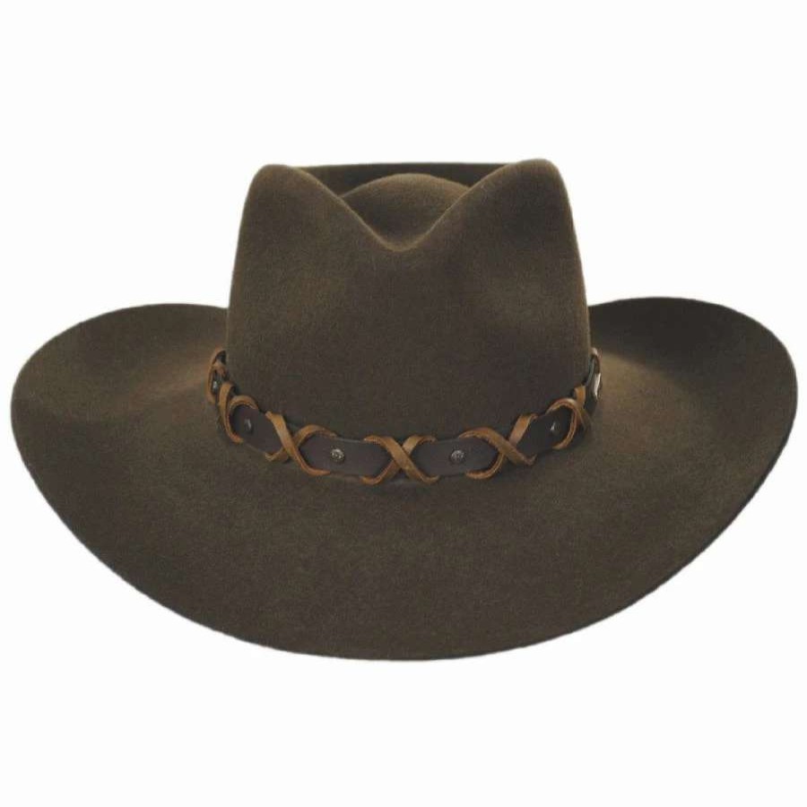 Cowboy & Western Hats * | Stetson John Wayne Blackthorne Wool Felt Western Hat