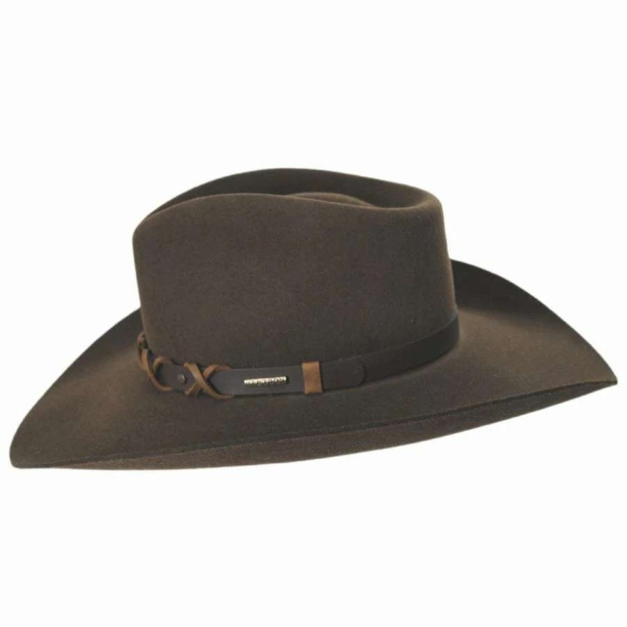 Cowboy & Western Hats * | Stetson John Wayne Blackthorne Wool Felt Western Hat