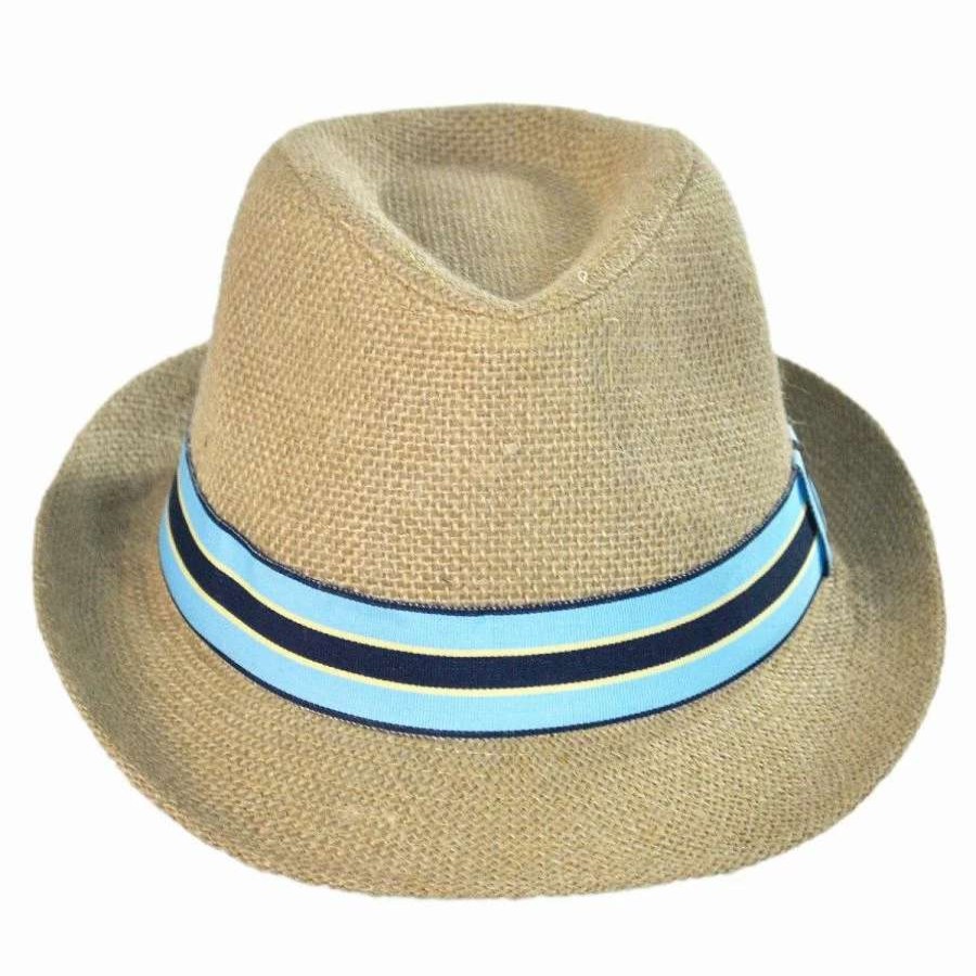 Fedoras * | Kid'S Jute Fedora Hat