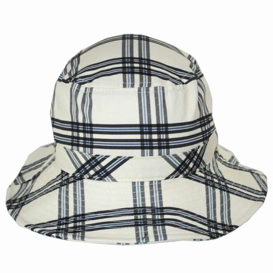 Bucket Hats * | Petra Packable Bucket Hat Off White