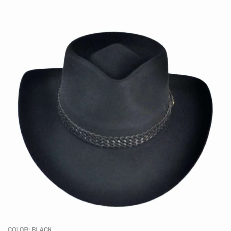 Fedoras * | Snowy River Fur Felt Australian Western Hat