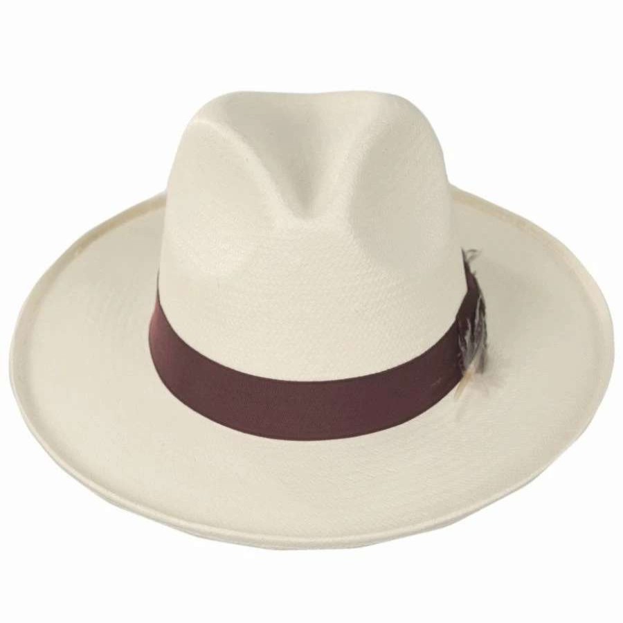 Fedoras * | Arlo Shantung Straw Fedora Hat