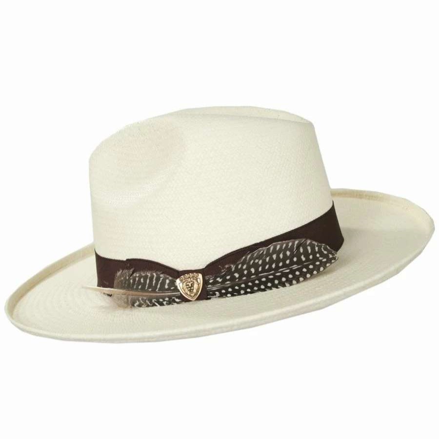 Fedoras * | Arlo Shantung Straw Fedora Hat