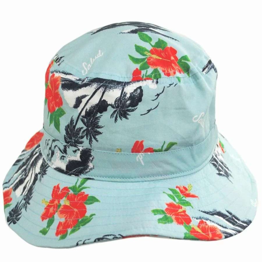 Men'S Hats * | Petra Luau Print Packable Bucket Hat