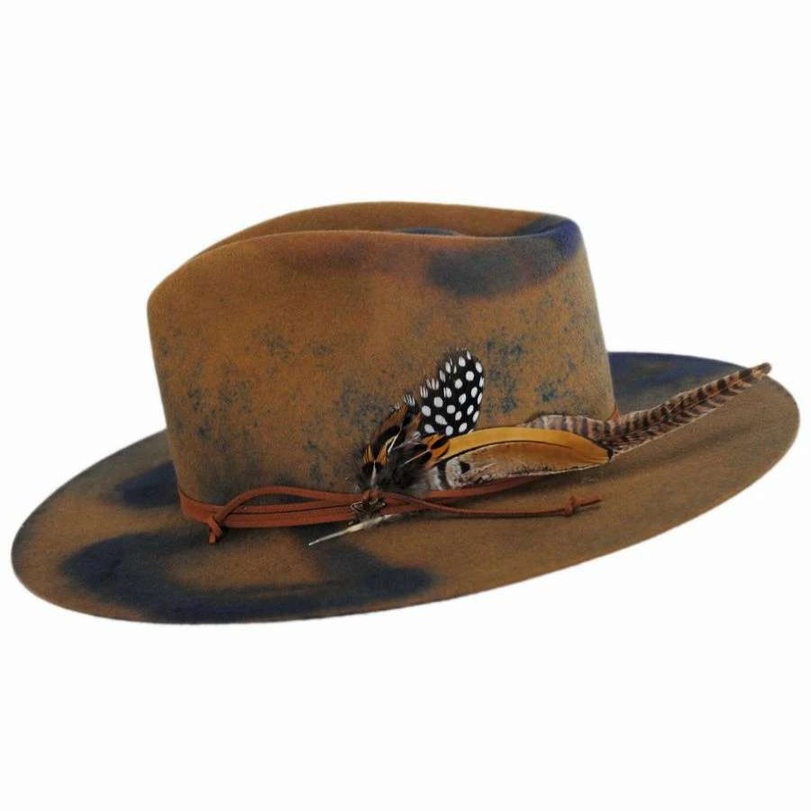 Fedoras * | Stetson Retrograde Fur Felt Fedora Hat