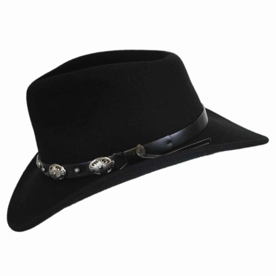 Fedoras * | Tombstone Wool Felt Cowboy Hat