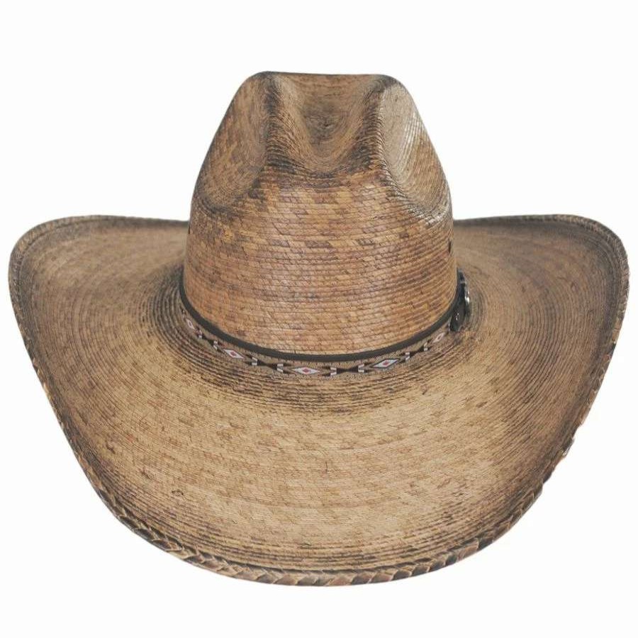 Cowboy & Western Hats * | Bent Rail Trail Palm Straw Gus Western Hat