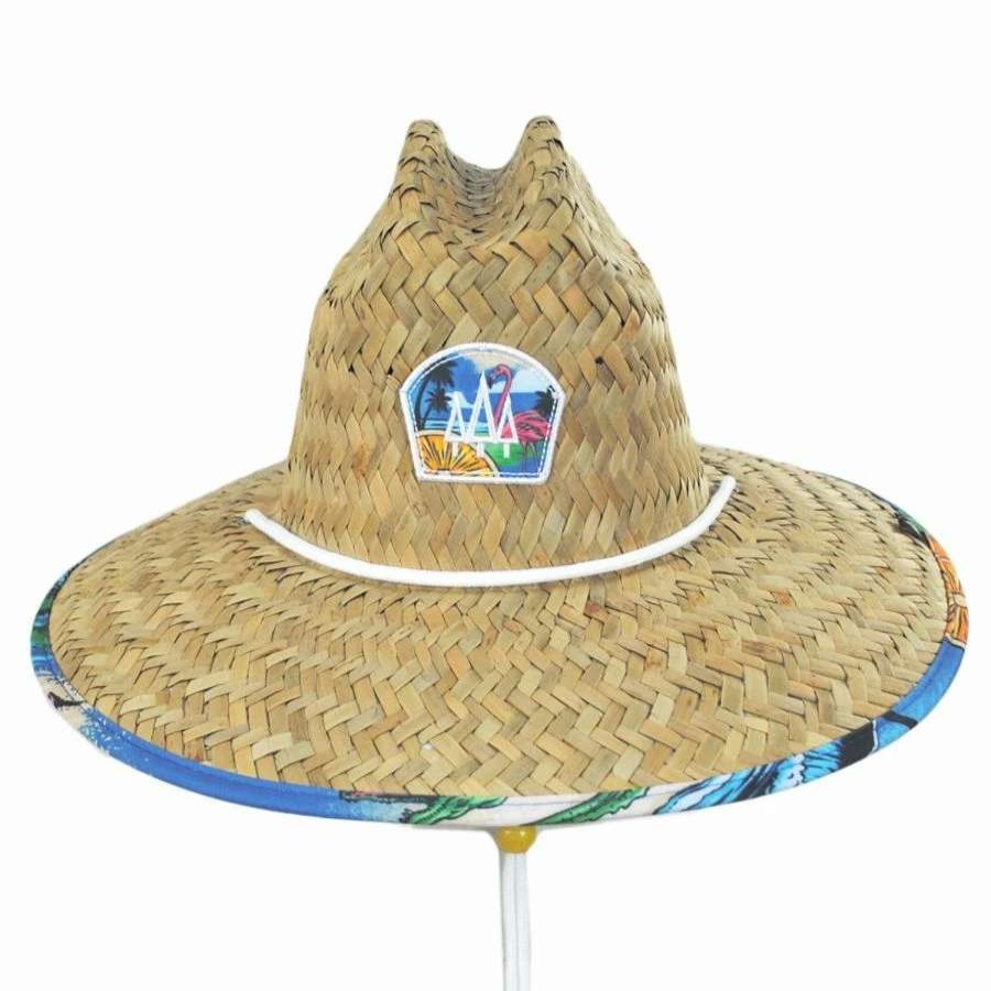 Outdoors * | Seaside Straw Lifeguard Hat