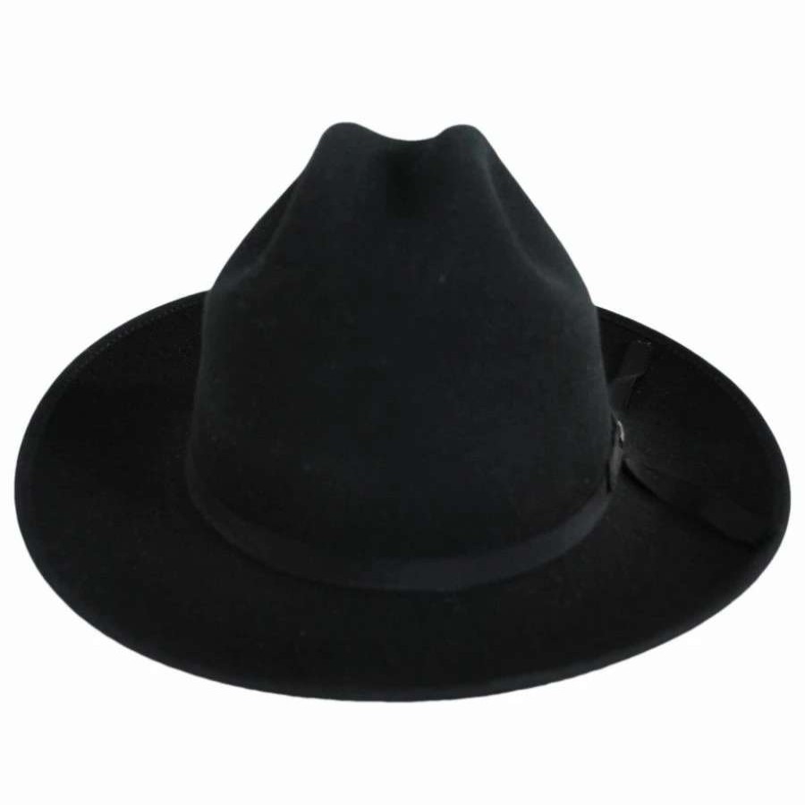 Men'S Hats * | Scala Zamora Wool Felt Cattleman Western Hat