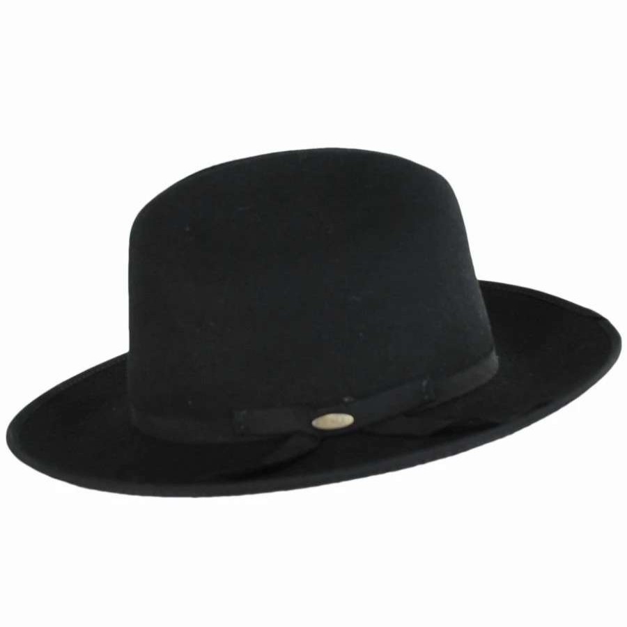 Men'S Hats * | Scala Zamora Wool Felt Cattleman Western Hat