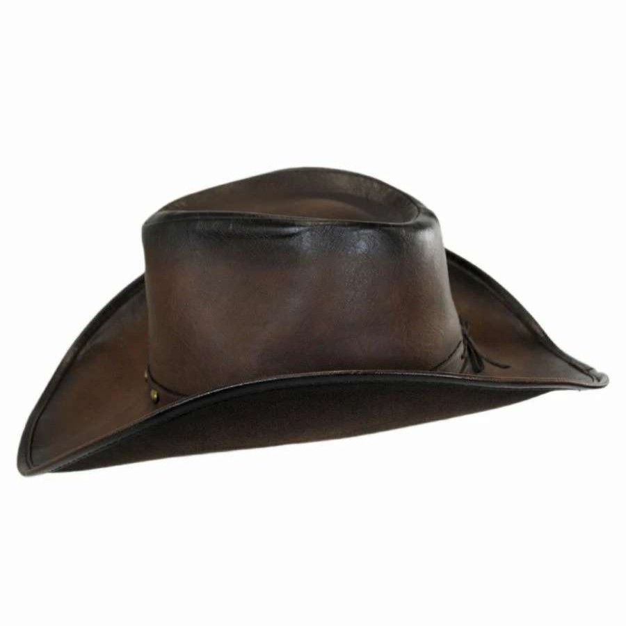 Cowboy & Western Hats * | Faux Leather Western Hat