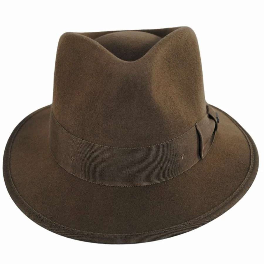 Fedoras * | Paco Wool Felt Fedora Hat