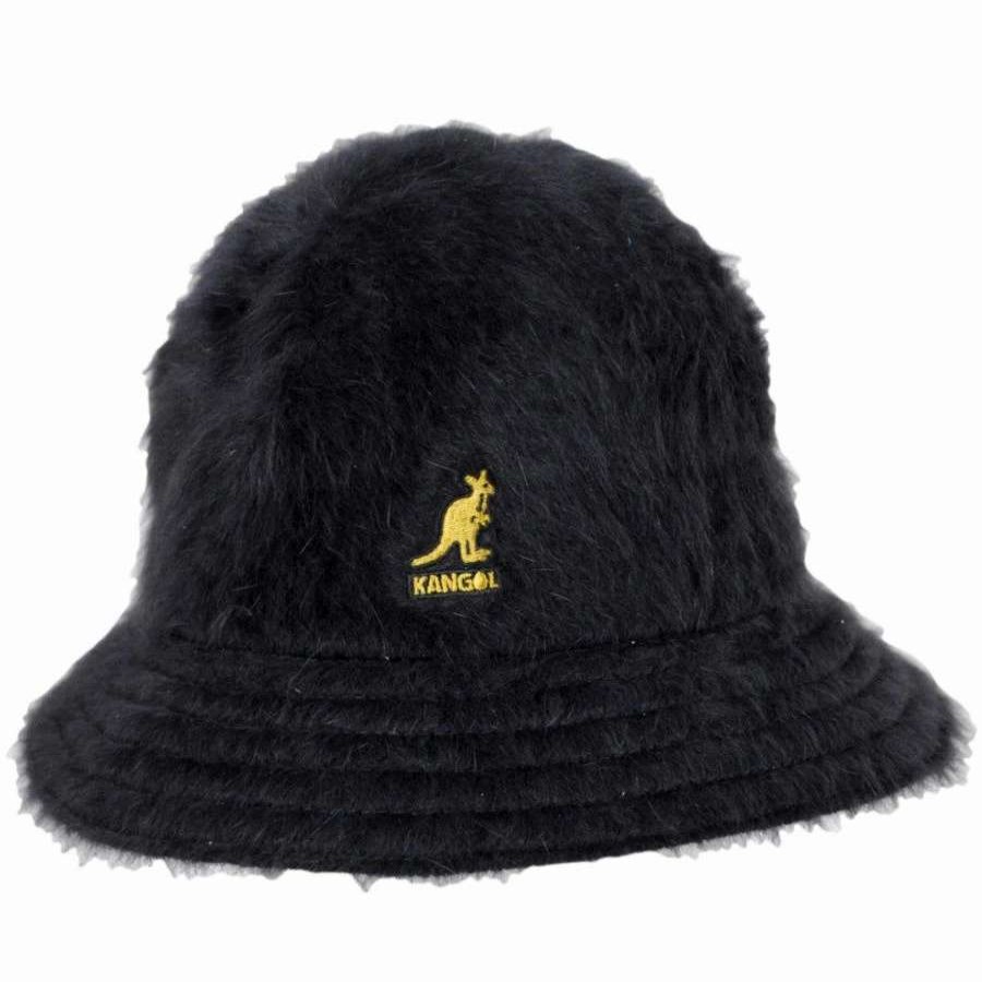 Women'S Hats * | Kangol Furgora Casual Bucket Hat Black/Gold