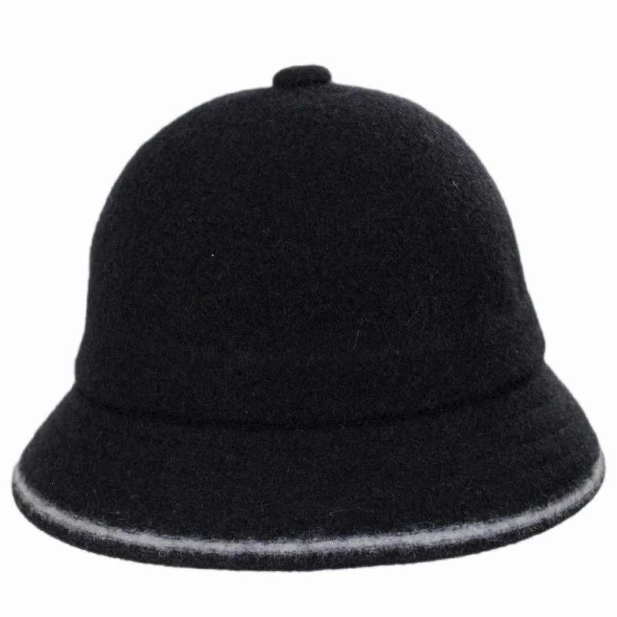 Men'S Hats * | Kangol Striped Casual Wool Bucket Hat