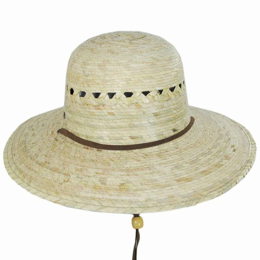 Outdoors * | Scala Synnove Palm Straw Sun Hat