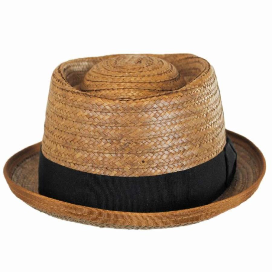 Fedoras * | Be Bop Coconut Straw Pork Pie Hat